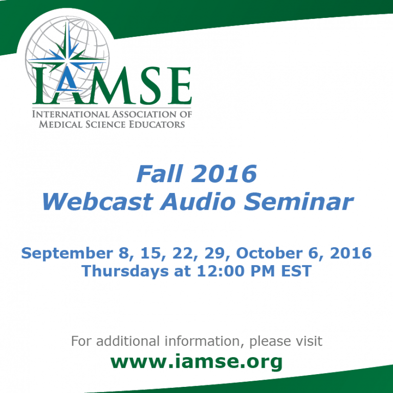 IAMSE - Fall 2016 WAS Archive Now Available - International Association ...